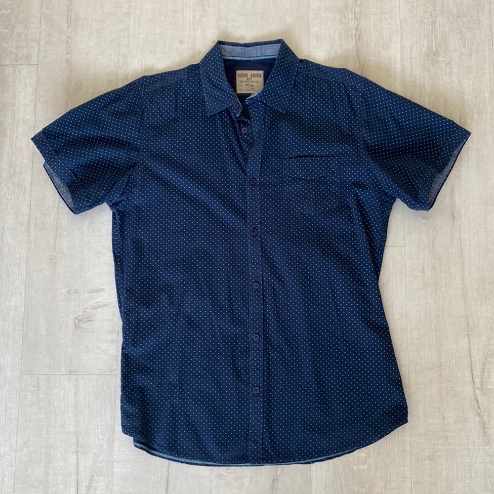 Printed casual button down